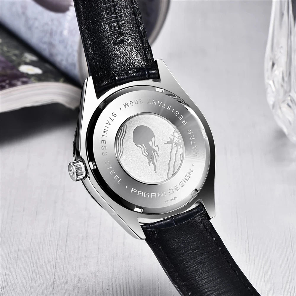 Relógio-Masculino-Quartz-Pulseira- de-Couro